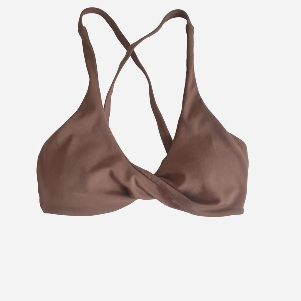 White-fox-boutique Women's Brown Crop-top